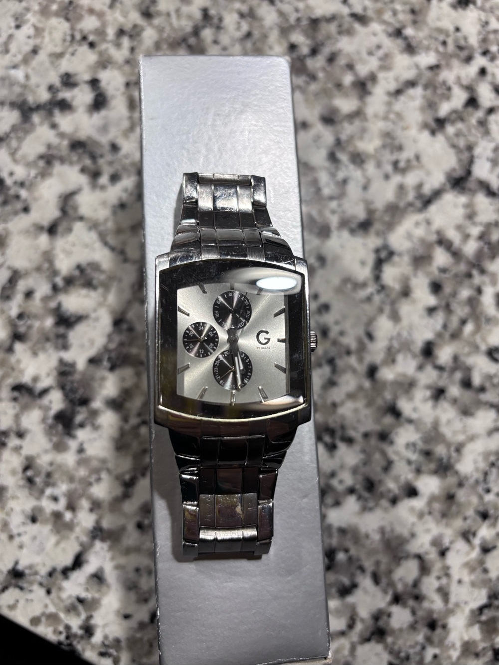 Stainless Steel Silver Men’s Guess Watch